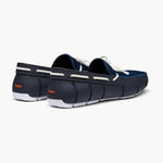 SWIMS Braided Lace Loafer - Navy/White*