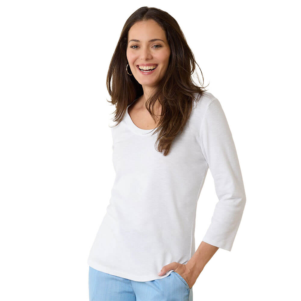 トミー バハマ  Bahama Ashby Isles Rib 3u002F4 Sleeve Scoop レディース シャツ トップス Su Tommy Bahama Women's Ashby Isles Rib 3/4 Sleeve Scoop T