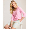 Tommy Bahama Women's Ashby Isles Rib 3/4 Sleeve Scoop T-Shirt - Primrose Pink