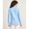 Tommy Bahama Women's New Aruba Full Zip Sweatshirt - Chambray Blue Heather
