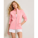 Tommy Bahama Women's New Aruba Full Zip Sweatshirt - Quartz Pink