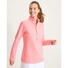 Tommy Bahama Women's New Aruba Half Zip Pullover Sweatshirt - Quartz Pink