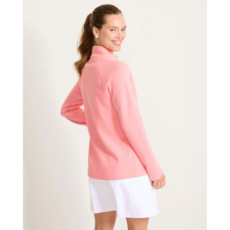 Tommy Bahama Women's New Aruba Half Zip Pullover Sweatshirt - Quartz Pink