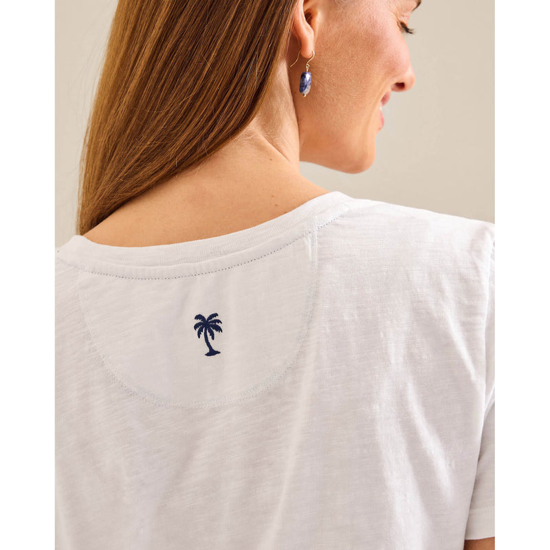 Tommy Bahama Women's Indigo Palms Lux T-Shirt - White