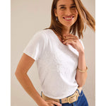 Tommy Bahama Women's Indigo Palms Lux T-Shirt - White