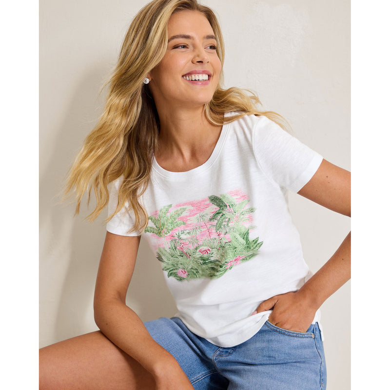Tommy Bahama Women's Ashby Isles Garden Villa T-Shirt - White