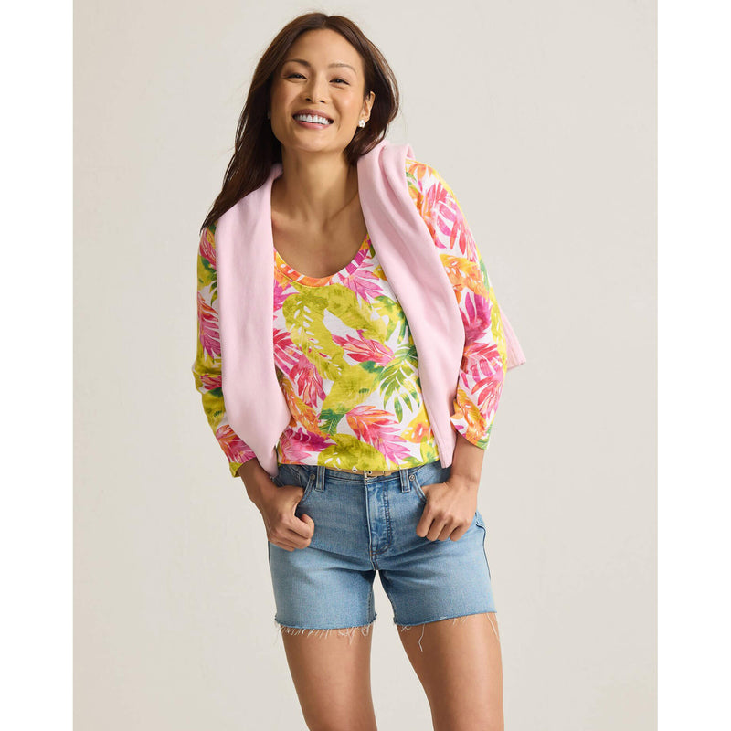 Tommy Bahama Women's Ashby Isles Tropicana Isle T-Shirt - White