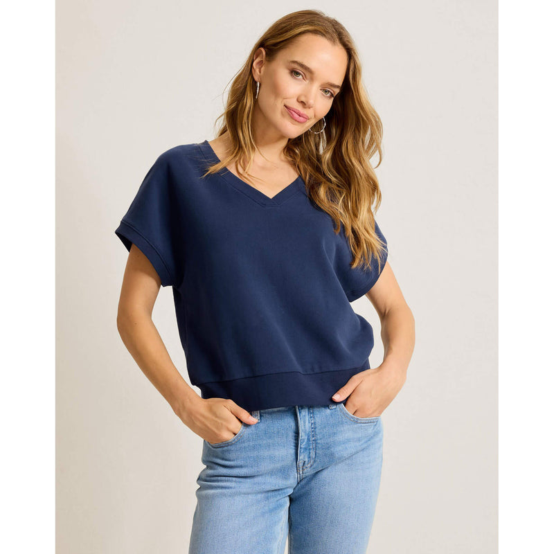 Tommy Bahama Women's Marina Del Mar V-Neck Top - Coastline