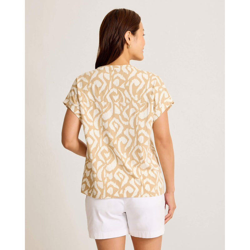 Tommy Bahama Women's Kauai Inlet Ikat Top - Golden Honey