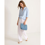 Tommy Bahama Women's Oceanic Oasis Voile Long Sleeve Top - Big Sky Blue