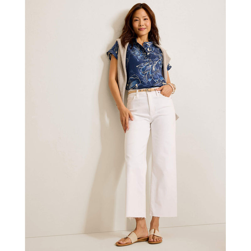 Tommy Bahama Women's Sapphire Seas Popover Top - Coastline