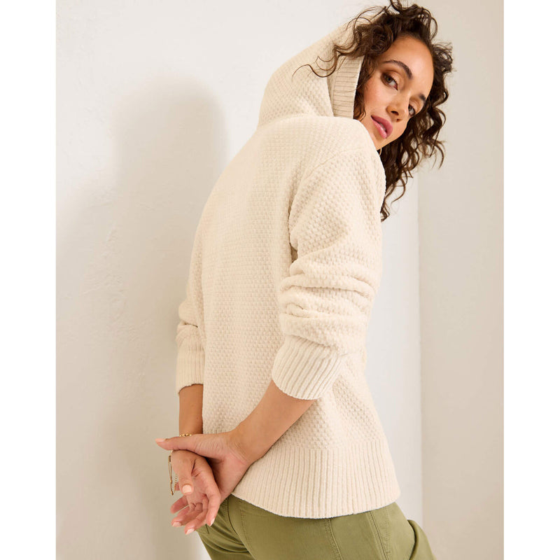 Tommy Bahama Women's Island Luna Chenille Hoodie - Coconut