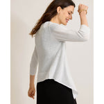 Tommy Bahama Women's Shimmer Addison Cardigan - Soft Silver