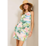 Tommy Bahama Women's Ocean Vida Sleeveless Shift Silk Dress - Malibu Peach