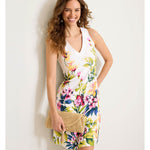 Tommy Bahama Women's Darcy Verde Blooms Sleeveless Dress - White