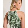 Tommy Bahama Women's Leaf Of Luxury Sleeveless Silk Short Dress - Coconut
