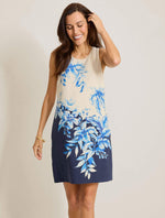 Tommy Bahama Women's Flora Fresco Sleeveless Silk Shift Dress - Coastline