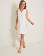Tommy Bahama Women's Palm-A-Dora Split Neck Dress - White