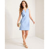 Tommy Bahama Women's Palm-A-Dora Split Neck Dress - Buccaneer Blue
