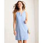 Tommy Bahama Women's Palm-A-Dora Split Neck Dress - Buccaneer Blue