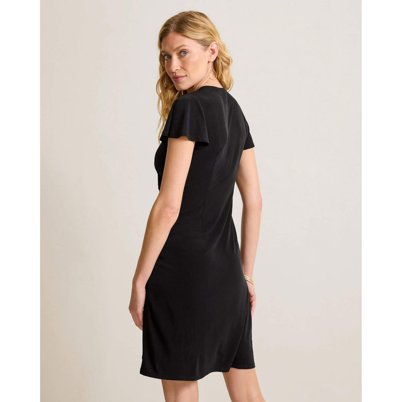 Tommy Bahama Women's Sophia Short Sleeve Short Dress - Black