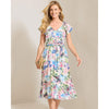 Tommy Bahama Women's Paradose Shores Short Sleeve Midi Dress - White