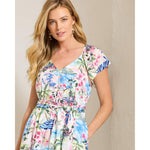 Tommy Bahama Women's Paradose Shores Short Sleeve Midi Dress - White