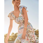 Tommy Bahama Women's Paradose Shores Short Sleeve Midi Dress - White