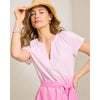 Tommy Bahama Women's Sunray Ombre Short Sleeve Short Dress - Cyber Light