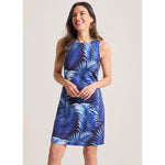 Tommy Bahama Women's Darcy Leaf Of Luxury Sleeveless Dress - Coastline