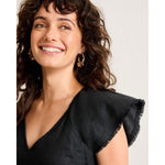 Tommy Bahama Women's Two Palms Flutter Shift Dress - Black