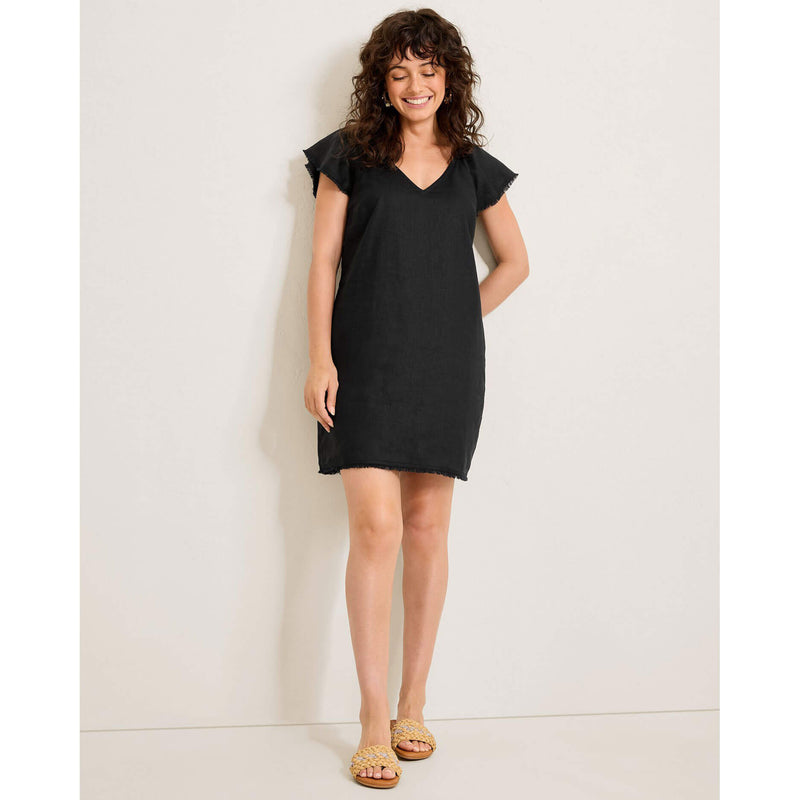 Tommy Bahama Women's Two Palms Flutter Shift Dress - Black