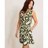 Tommy Bahama Women's Carmela Inlet Ikat Sleeveless Dress - Palm Verde