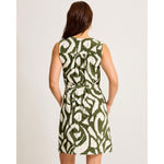 Tommy Bahama Women's Carmela Inlet Ikat Sleeveless Dress - Palm Verde