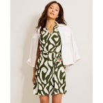 Tommy Bahama Women's Carmela Inlet Ikat Sleeveless Dress - Palm Verde