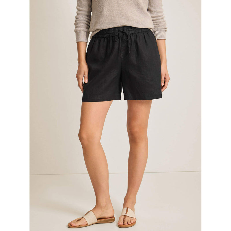 Tommy Bahama Women's Two Palms Easy Linen Shorts - Black