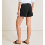Tommy Bahama Women's 5-Inch Black Relaxed Denim Shorts - Coastal Black Wash