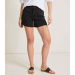 Tommy Bahama Women's 5-Inch Black Relaxed Denim Shorts - Coastal Black Wash