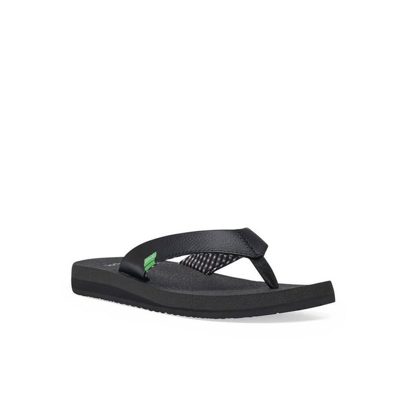 Sanuk Womens Yoga Mat Sandals - Ebony