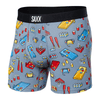 SAXX Vibe Super Soft Beer Olympics Boxer Briefs - Grey