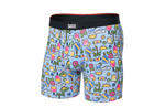 Saxx Vibe Xtra Boxer Brief Fly - Pickleball Paradise - Blue