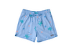 Saxx 5-Inch Oh Buoy 2N1 Volley Swim Trunks - Palmtastic - Bel Air Blue