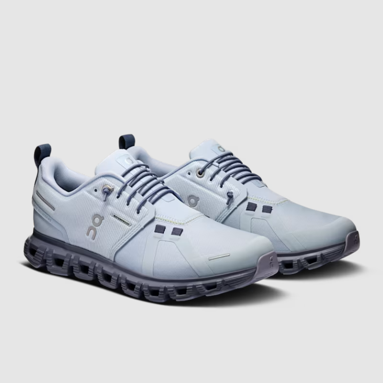 On Women's Cloud 6 Waterproof Shoes - Heather / Metal