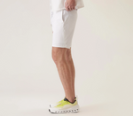 Deke Solarx Cargo Bermuda Shorts In Nano Nylon Warp Knit - White