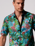Tori Richard Men's Voyager Cotton Lawn Camp Shirt - Water