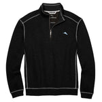 Tommy Bahama Tobago Bay Half Zip Sweater - Black*