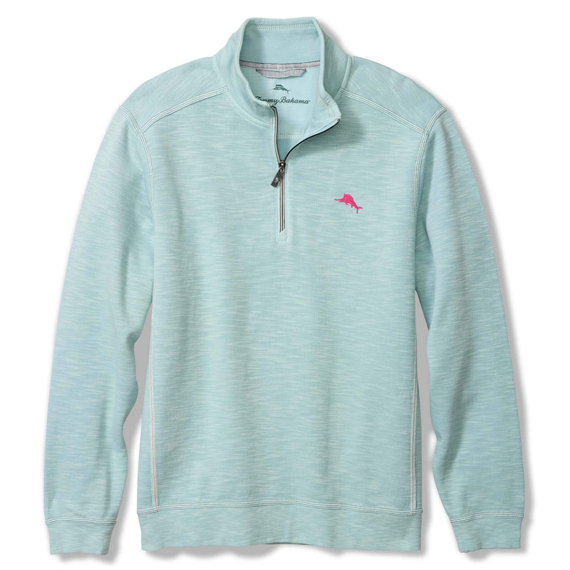 Tommy Bahama Men's Tobago Bay Half Zip Sweater - Sterling Blue
