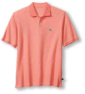 Tommy Bahama IslandZone Emfielder 2.0 Polo Shirt - Red Ginger Heather