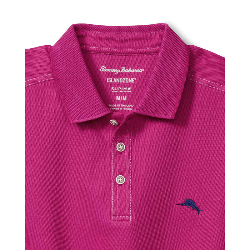 Tommy Bahama Men's IslandZone Emfielder 2.0 Polo Shirt - Fuchsia Red