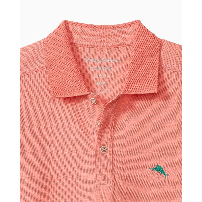 Tommy Bahama IslandZone Emfielder 2.0 Polo Shirt - Red Ginger Heather